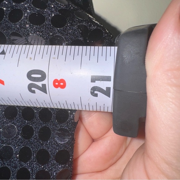 Women’s Vintage Black 80’s Sequins NYE Party Open Face Blazer Cardigan Size: 14 - Picture 13 of 15